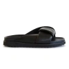 Neil J. Rodgers Obi Slide In Black Nappa