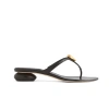 Neil J. Rodgers Pebble Sandal In Black Nappa