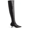 Neil J. Rodgers Seta Over The Knee Stretch Boot In Black Nappa