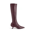 Neil J. Rodgers Seta Stretch Boot In Burgundy Nappa