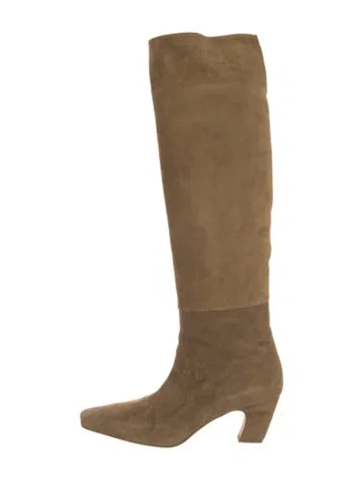 Pre-owned Neil J. Rodgers Suede Boots In Neutrals