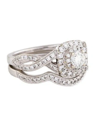 Pre-owned Neil Lane 14k Diamond Wedding Set In Multi
