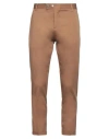 Neill Katter Man Pants Camel Size 34 Cotton, Elastane In Beige