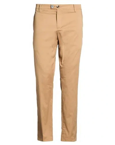 Neill Katter Man Pants Camel Size 36 Cotton, Elastane In Beige