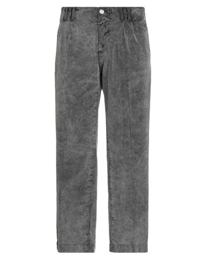 Neill Katter Man Pants Grey Size 36 Cotton, Elastane In Gray