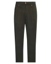 Neill Katter Man Pants Military Green Size 36 Cotton, Linen
