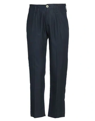 Neill Katter Man Pants Navy Size 30 Cotton, Linen
