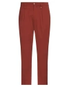 Neill Katter Man Pants Rust Size 36 Cotton, Linen In Red