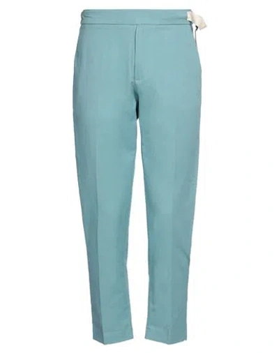 Neill Katter Man Pants Sky Blue Size 30 Cotton, Linen