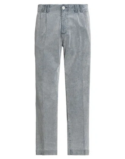 Neill Katter Man Pants Slate Blue Size 34 Cotton, Elastane