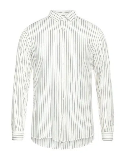 Neill Katter Man Shirt White Size S Viscose