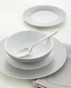 Neiman Marcus 12-piece Crocodile Metallic Dinnerware Set