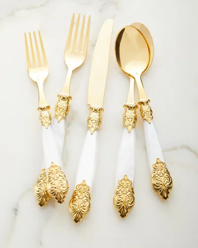 Neiman Marcus 20-piece Versailles Gold Flatware Service