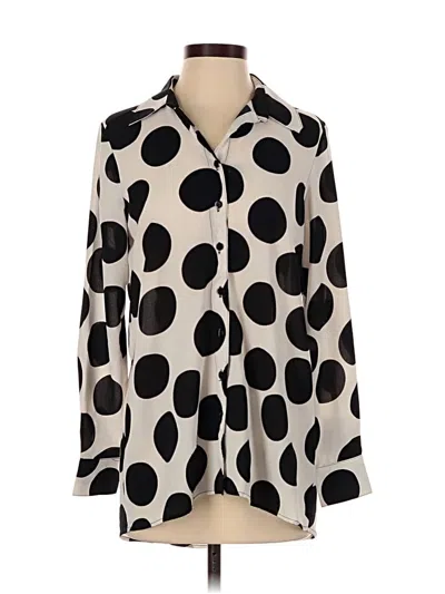 Pre-owned Neiman Marcus 3/4 Sleeve Blouse In White