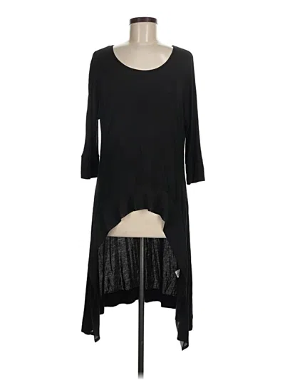 Pre-owned Neiman Marcus 3/4 Sleeve T-shirt In Black