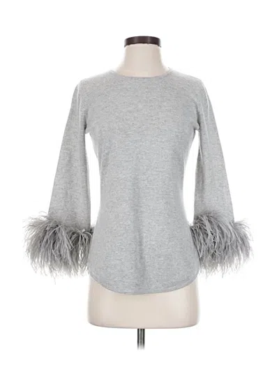 Pre-owned Neiman Marcus 3/4 Sleeve T-shirt In Gray