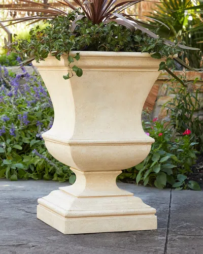 Neiman Marcus Alexandra 29" Outdoor Planter In Neutral
