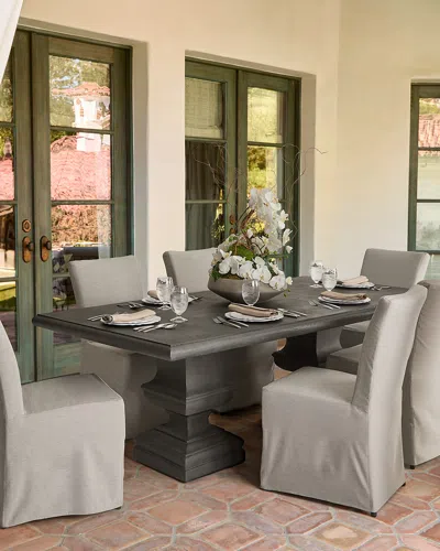 Neiman Marcus Alexandra Urn Base Outdoor Dining Table