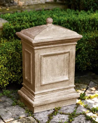 Neiman Marcus Architectural Waste Bin In Neutral