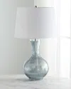 Neiman Marcus Augustine Glass Table Lamp In White