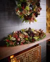 Neiman Marcus Autumn Harvest 46" Mantel Garland