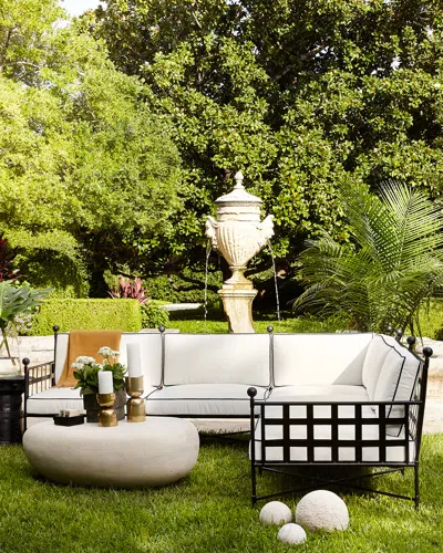 Neiman Marcus Avery Sectional Set In White