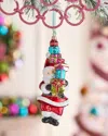 Neiman Marcus Be Good Get A Stack Of Presents Christmas Ornament In Multi