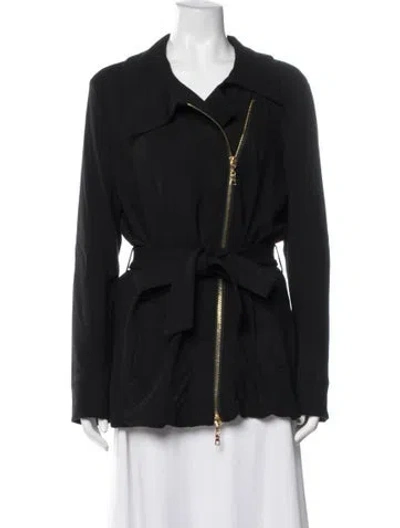 Pre-owned Neiman Marcus Biker Jacket In Black