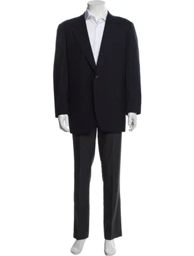 Pre-owned Neiman Marcus Blazer In Blue