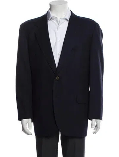 Pre-owned Neiman Marcus Blazer In Blue