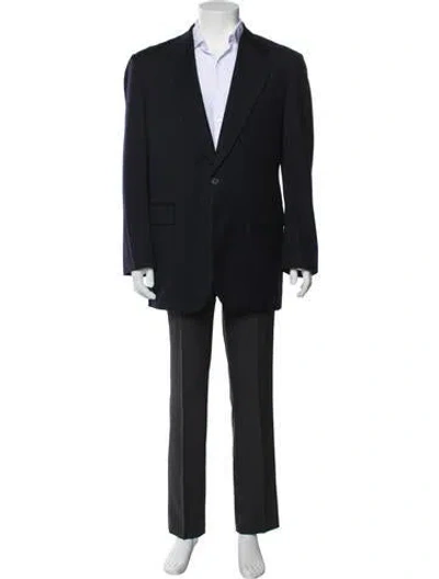 Pre-owned Neiman Marcus Blazer In Blue