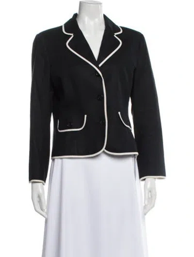 Pre-owned Neiman Marcus Blazer In Blue