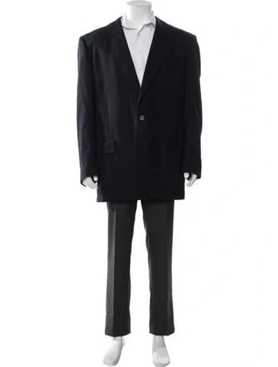 Pre-owned Neiman Marcus Blazer In Blue