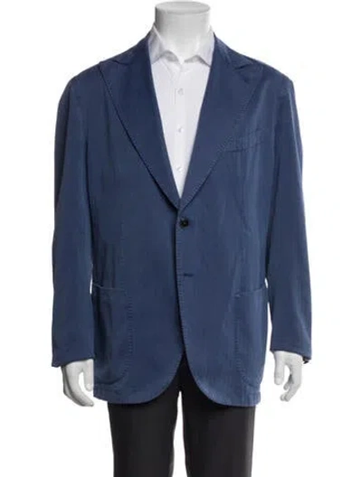 Pre-owned Neiman Marcus Blazer In Blue