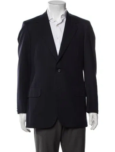 Pre-owned Neiman Marcus Blazer In Blue