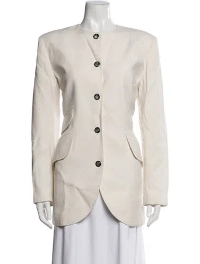 Pre-owned Neiman Marcus Blazer In Neutral