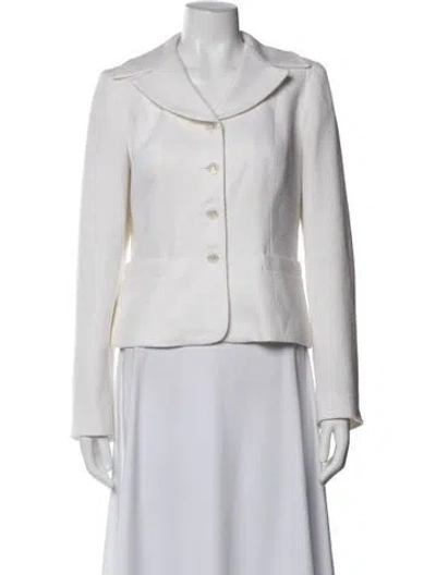 Pre-owned Neiman Marcus Blazer In White
