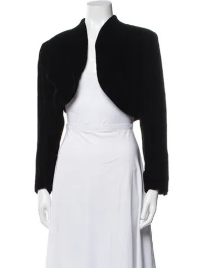 Pre-owned Neiman Marcus Bolero In Black