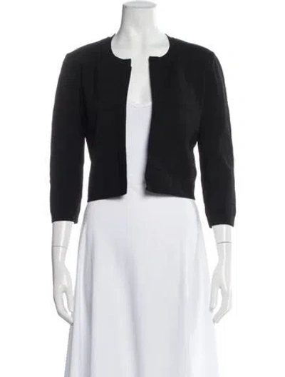 Pre-owned Neiman Marcus Bolero In Gray