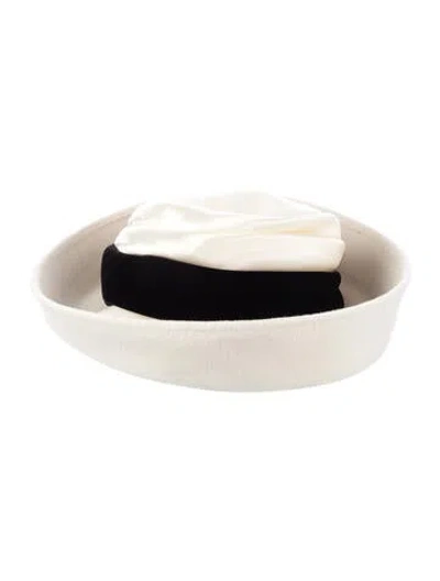 Pre-owned Neiman Marcus Bowler Hat In Neutrals