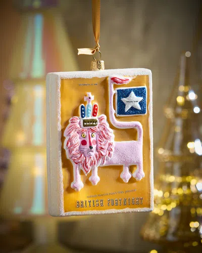 Neiman Marcus British Fortnight Christmas Ornament In Pink