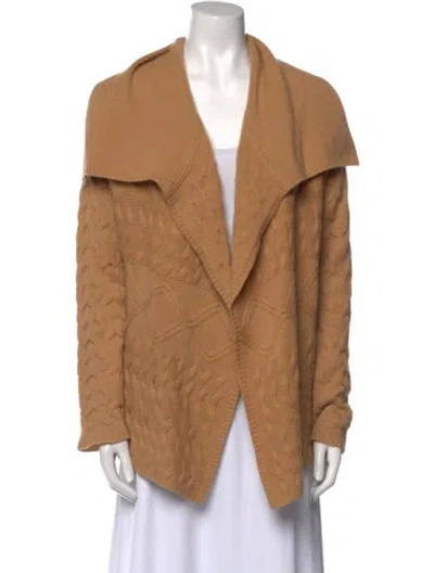 Pre-owned Neiman Marcus Cable Knit Sweater In Neutral