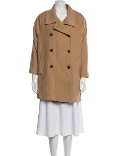 Pre-owned Neiman Marcus Camel Hair Coat In Brown