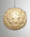 Neiman Marcus Capiz-shell 1-light Pendant In White