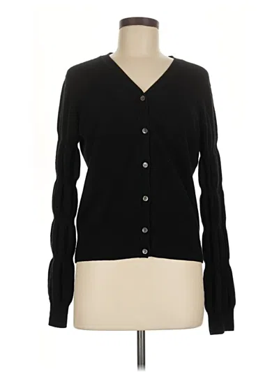 Pre-owned Neiman Marcus Cardigan Sweater In Black