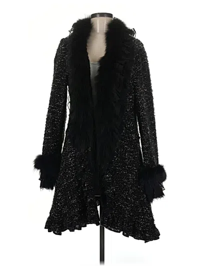 Pre-owned Neiman Marcus Cardigan Sweater In Black