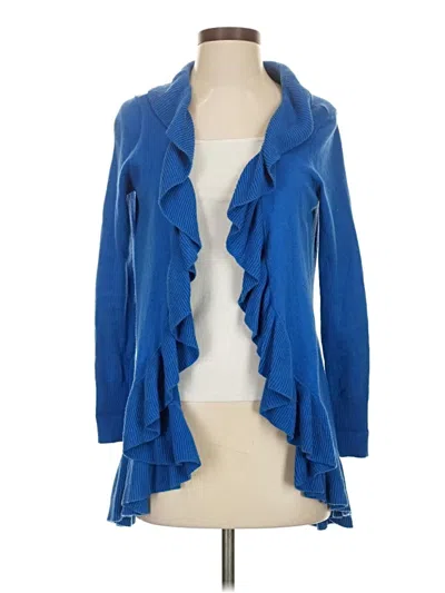 Pre-owned Neiman Marcus Cardigan Sweater In Blue