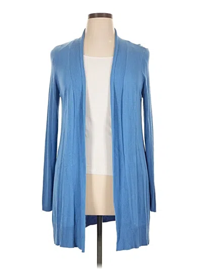 Pre-owned Neiman Marcus Cardigan Sweater In Blue