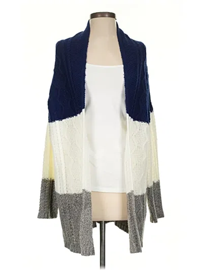 Pre-owned Neiman Marcus Cardigan Sweater In Blue