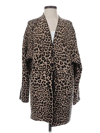 Pre-owned Neiman Marcus Cardigan Sweater In Brown